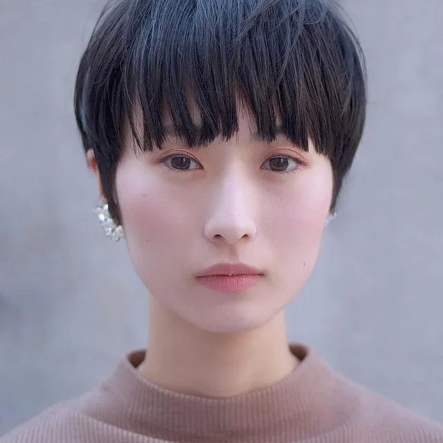 ザクザク前髪なコンパクトショート