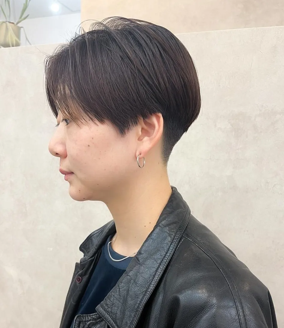 刈り上げショートボブ